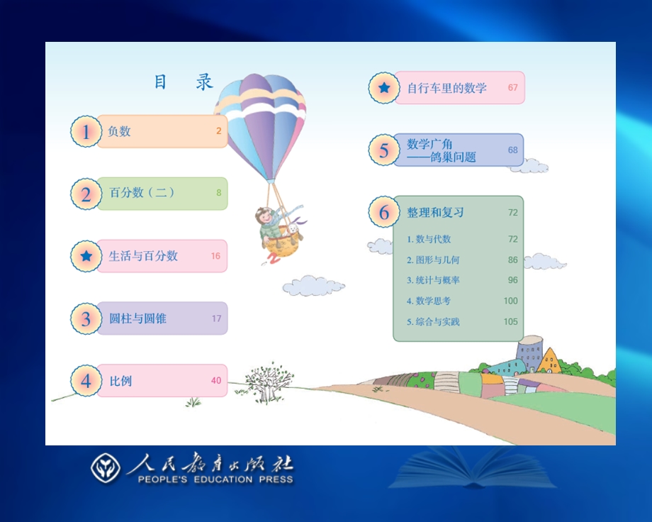 人教版六年级下册数学教材分析ppt课件.ppt_第2页