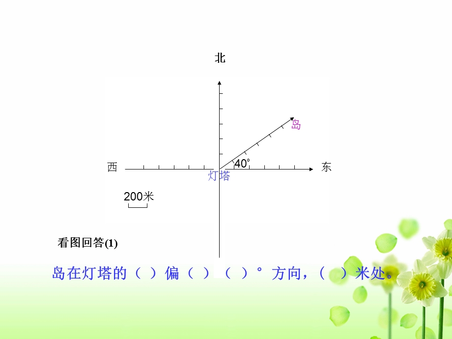 人教版小学六年级数学上册《位置与方向》例3PPT课件.ppt_第2页