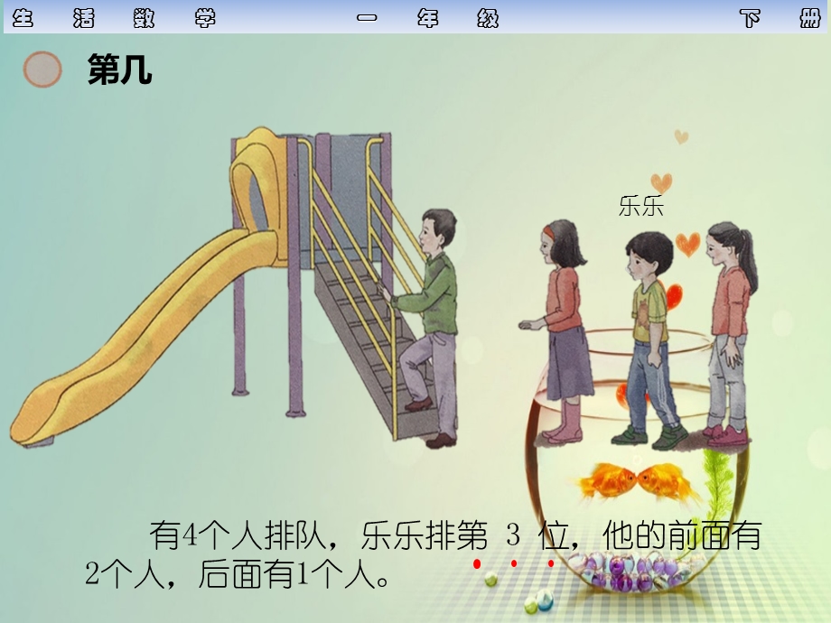 人教版培智生活数学一年级下册第几ppt课件.ppt_第2页