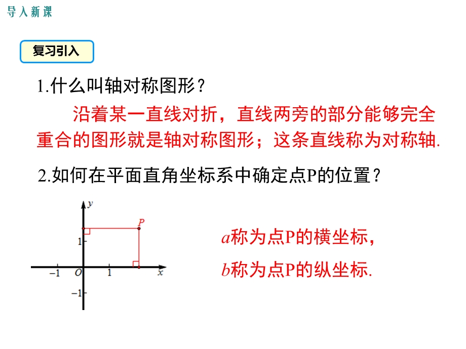 北师大版八年级数学上册《33轴对称与坐标变化》课件.ppt_第3页