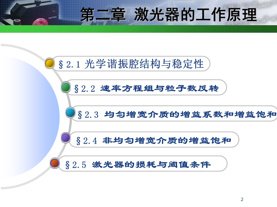 光学谐振腔结构与稳定性ppt课件.ppt_第2页