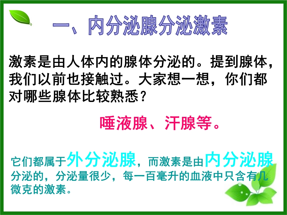 人教版初中生物七年级下册激素调节ppt课件.ppt_第3页