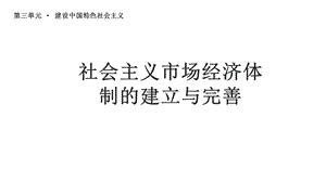 华东师大版八年级历史下册《9社会主义市场经济体制的建立与完善》》课件.ppt