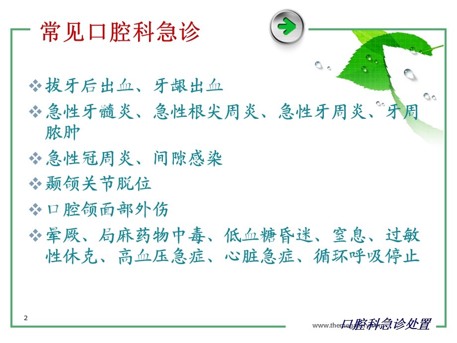 口腔科急诊处置培训课件.ppt_第2页