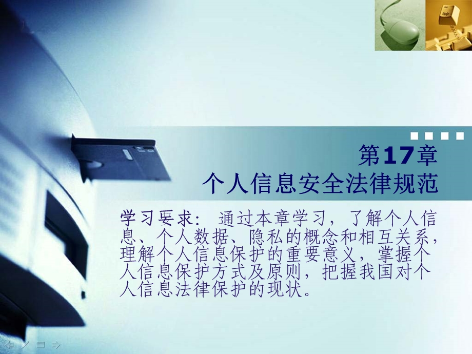 信息法教程第十七章ppt课件.ppt_第1页