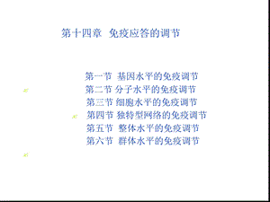 十四章免疫应答的调节课件.ppt