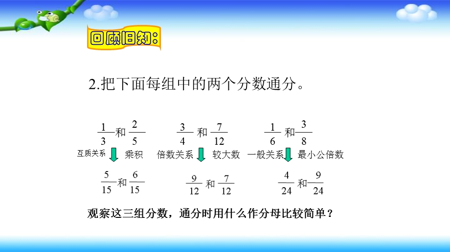 人教版异分母分数加减法ppt课件.pptx_第3页