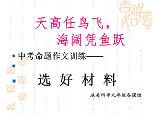 作文选材选材ppt课件.ppt