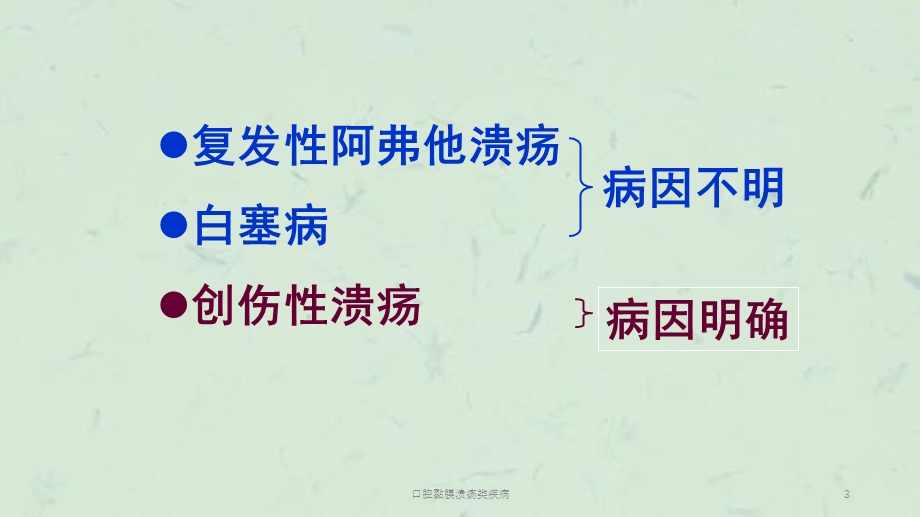 口腔黏膜溃疡类疾病课件.ppt_第3页