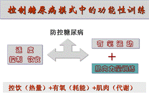 修身养性、自我提升发展模式：领导干部健康管理(控制糖尿病的功能性训练)ppt课件.ppt