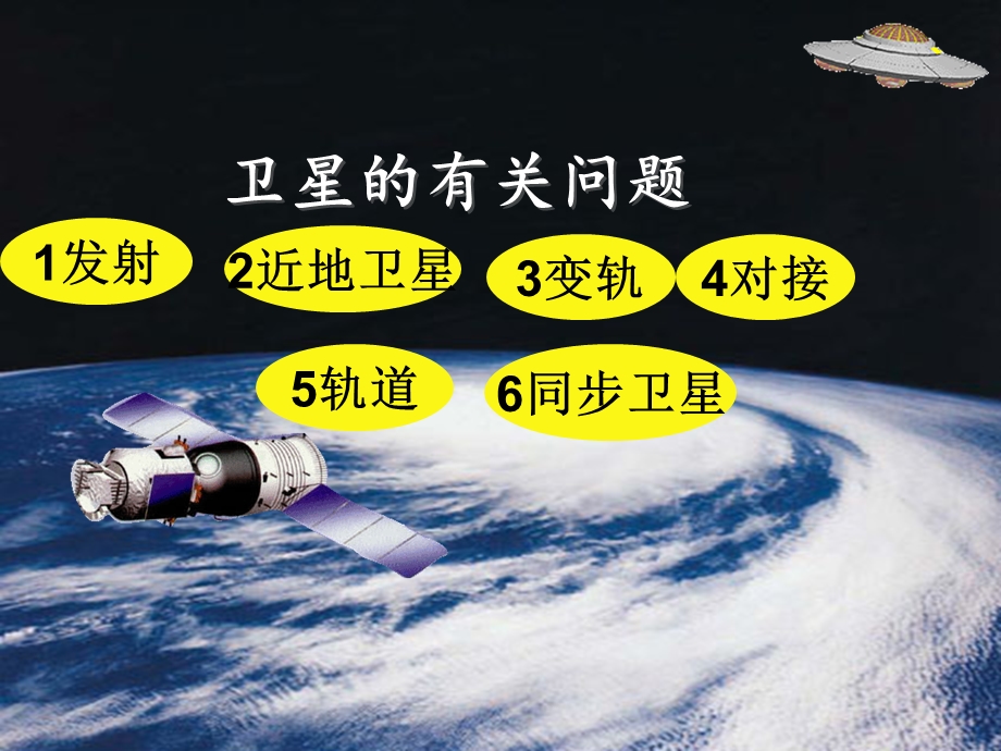 卫星的发射变轨近地同步卫星课件.ppt_第1页