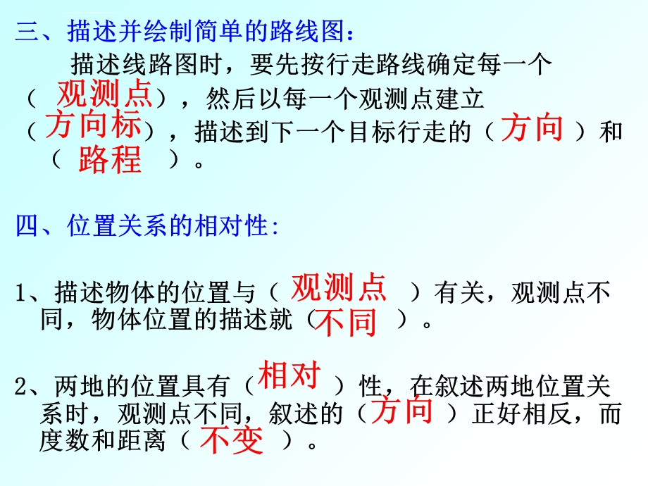 六年级上册位置与方向(整理和复习)ppt课件.ppt_第2页