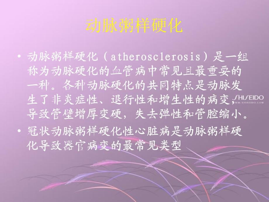 动脉粥样硬化与冠状动脉粥样硬化性心脏病(本科教学)讲诉ppt课件.ppt_第2页