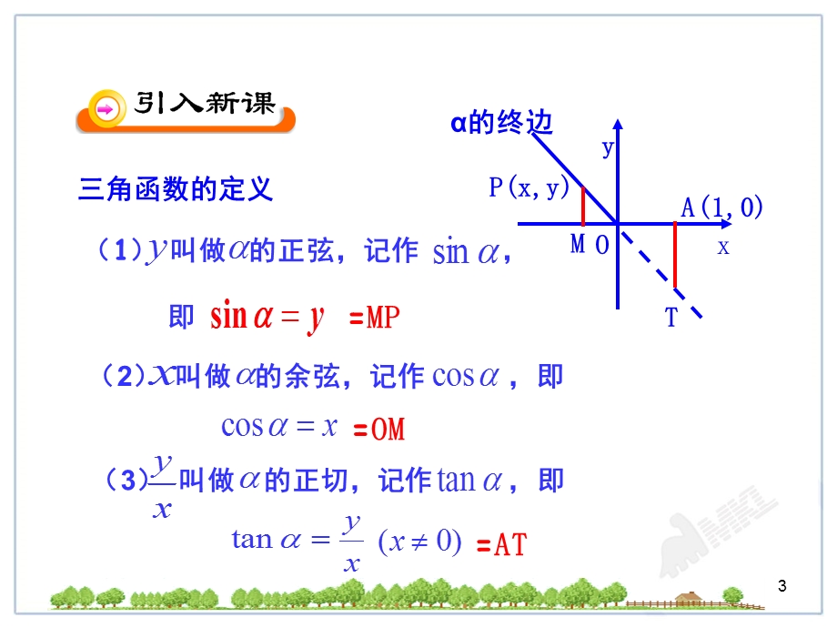 同角三角函数的基本关系(公开课)(课堂ppt)课件.ppt_第3页