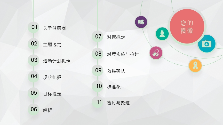 医学护理品管圈ppt模板课件.ppt_第2页