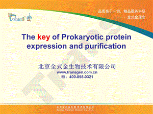 原核蛋白表达与纯化ppt课件.ppt