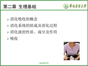 公共营养师三级第二章 生理基础ppt课件.ppt