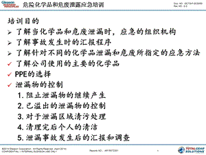 危险化学品和危废泄露应急培训ppt课件.ppt