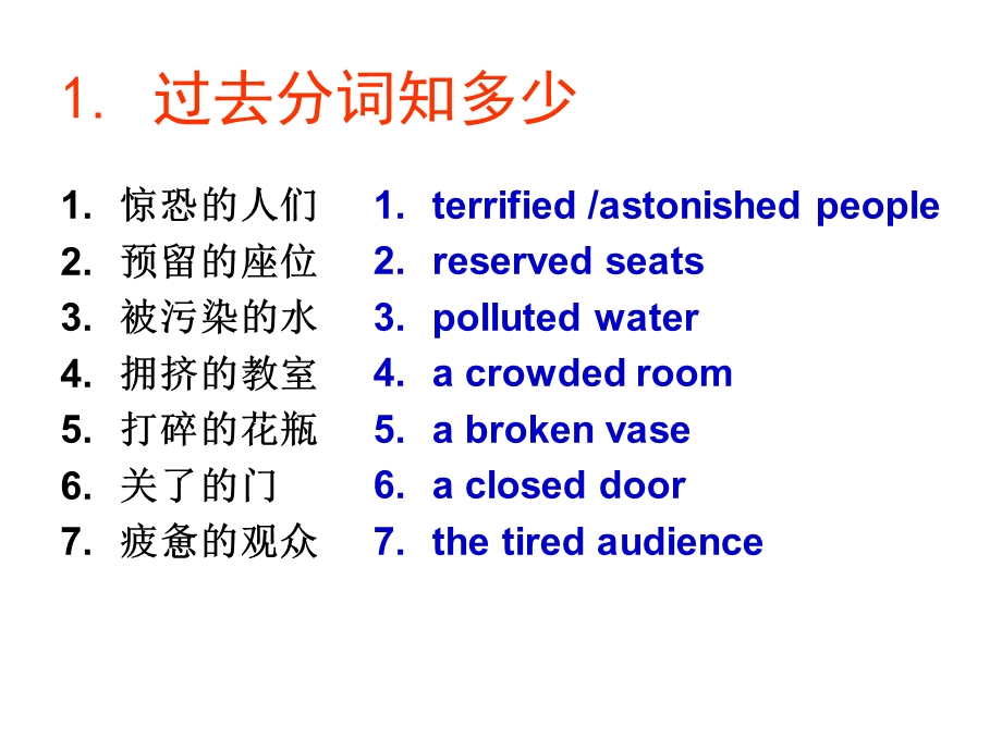 分词作定语ppt课件.ppt_第2页