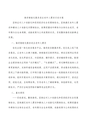 推进智能化服务适应老人需求行动方案.docx