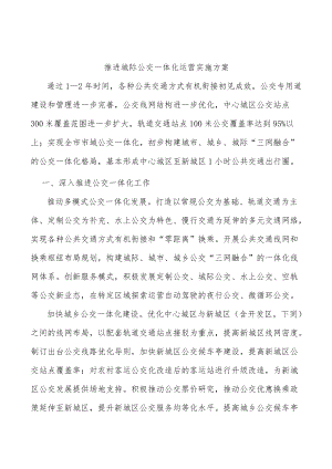 推进城际公交一体化运营实施方案.docx