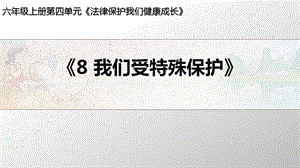 六上道德与法治《我们受特殊保护》ppt课件.pptx