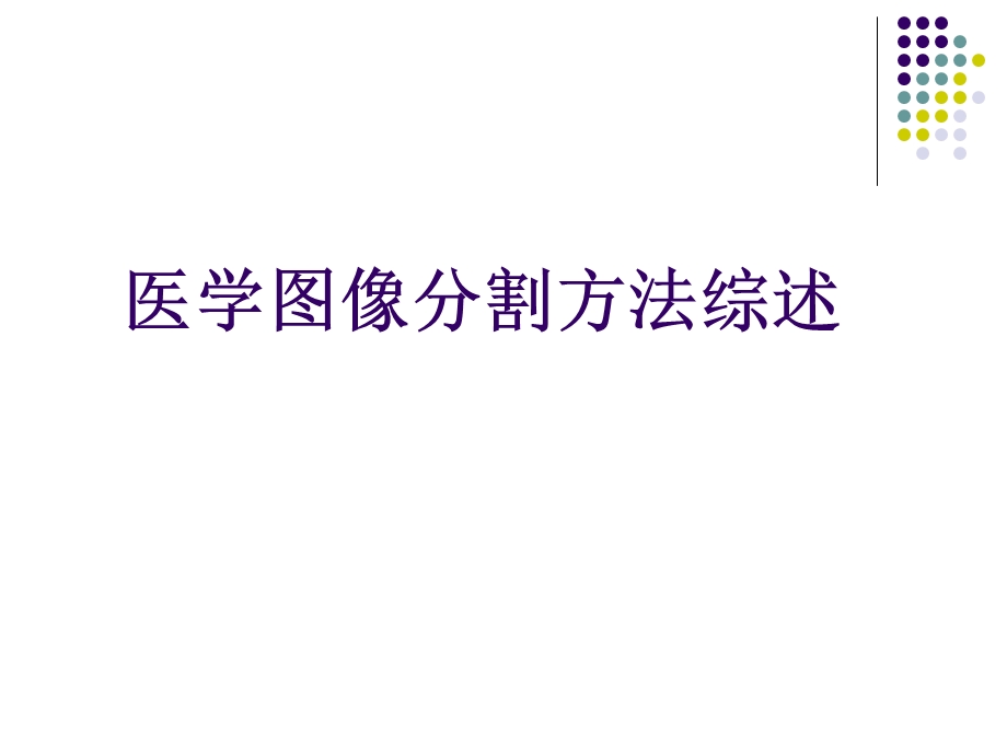 医学图像分割方法综述ppt课件.ppt_第1页