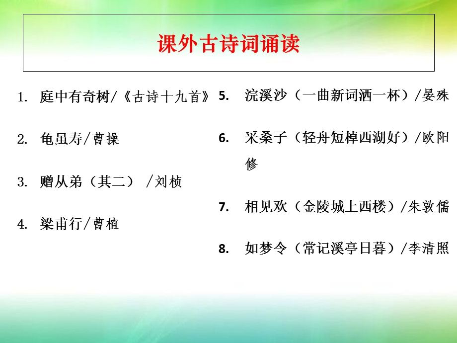 八上课外古诗词诵读ppt课件.ppt_第2页