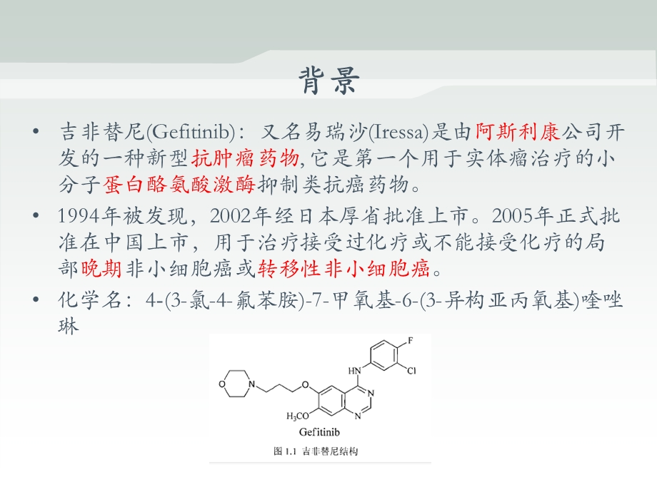 吉非替尼的合成ppt课件.pptx_第3页