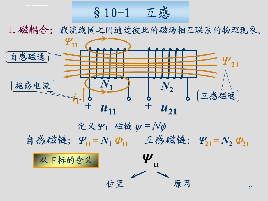 含有耦合电感的电路ppt课件.ppt_第2页