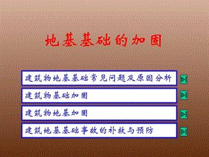 地基基础的加固[整理版]课件.ppt