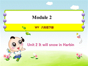 外研小学英语六年级下册Module2Unit2ItwillsnowinHarbin授课课件.ppt