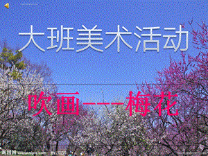 大班美术《吹画梅花》ppt课件.ppt