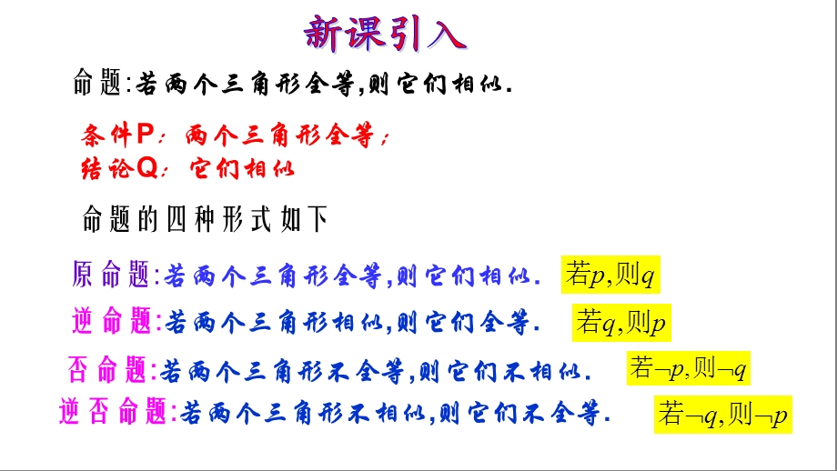 命题的四种形式ppt课件.ppt_第3页