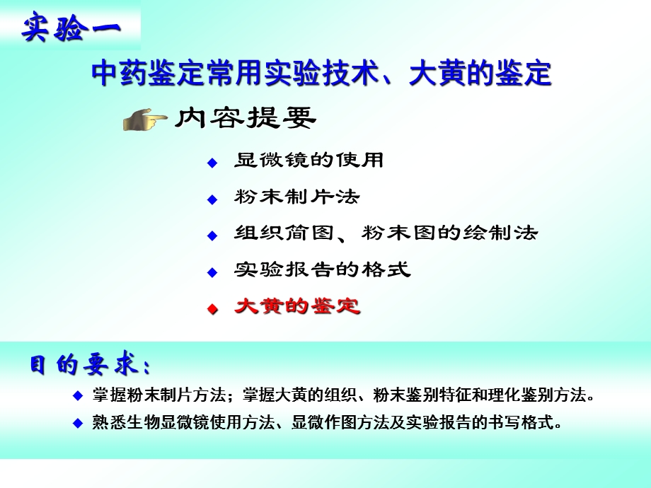 实验一(生药学)ppt课件.ppt_第2页