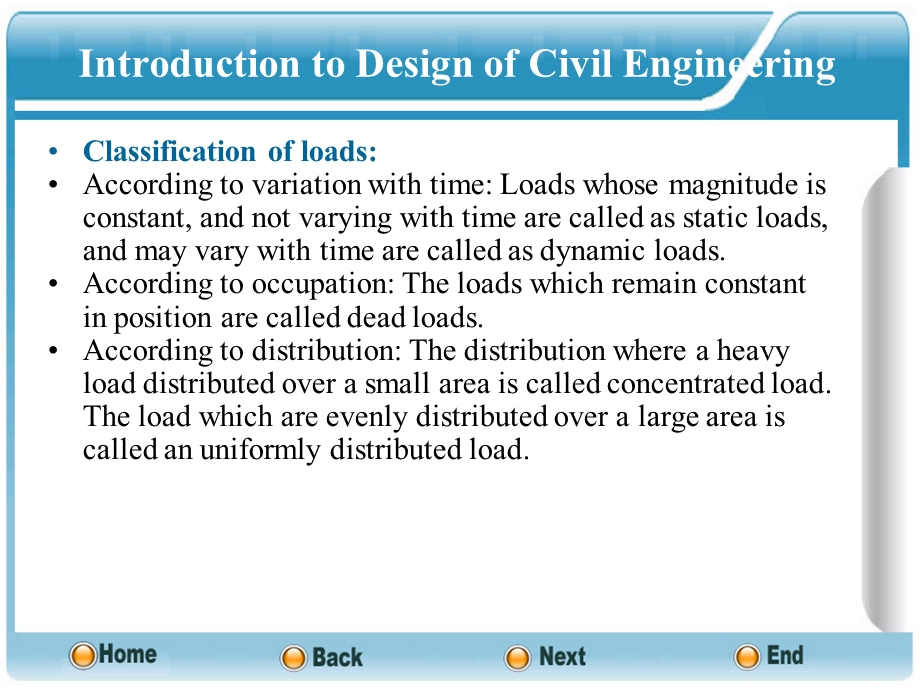 土木工程概论(英文版)Chapter9IntroductiontoDesignofCiv课件.ppt_第3页