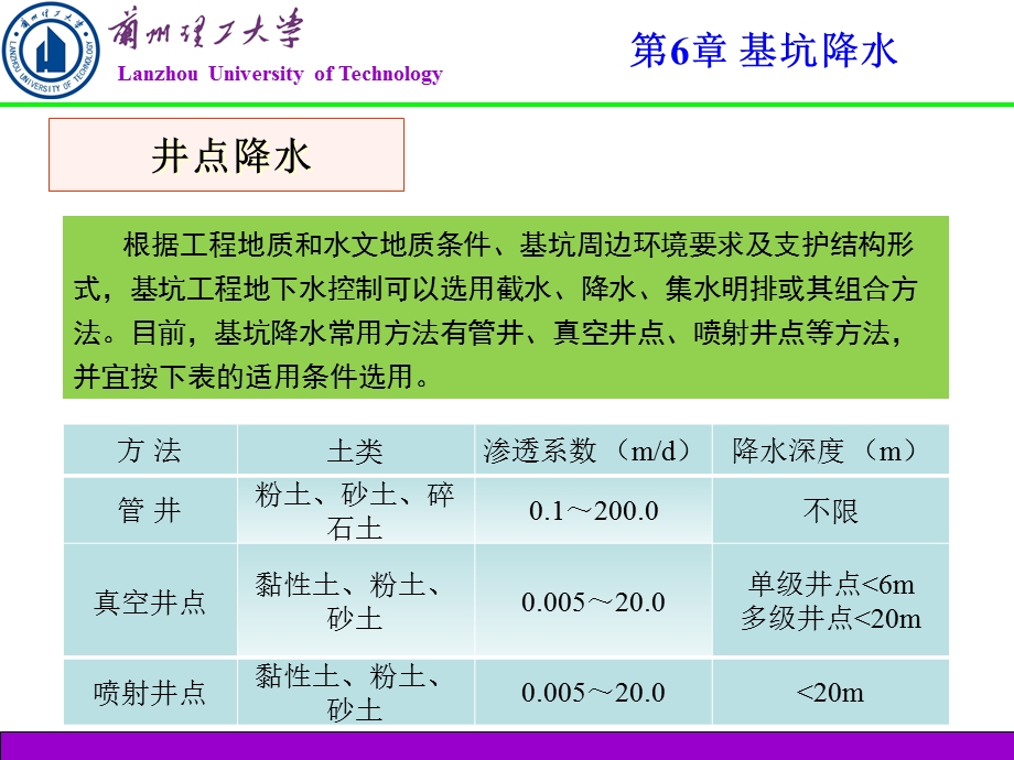 基坑与边坡工程第6章基坑降水ppt课件.ppt_第3页