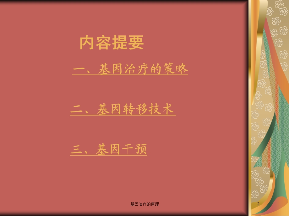 基因治疗的原理培训课件.ppt_第2页