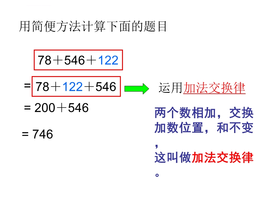 四年级数学下册运算定律和简便计算复习ppt课件.ppt_第3页