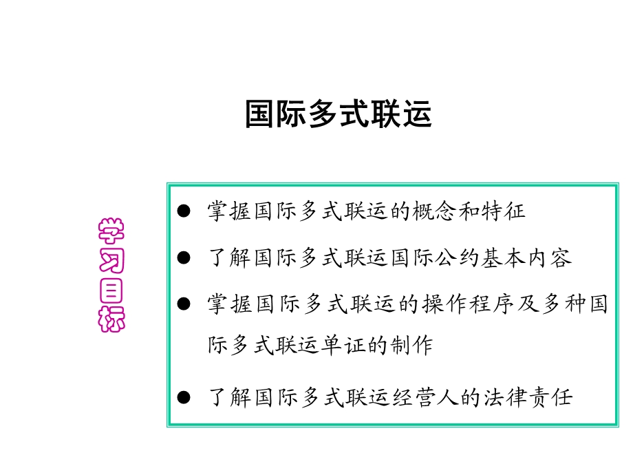 国际多式联运课件.pptx_第1页