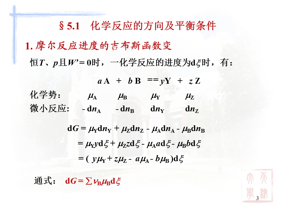 天大物理化学第五版第五章 化学平衡ppt课件.ppt_第3页