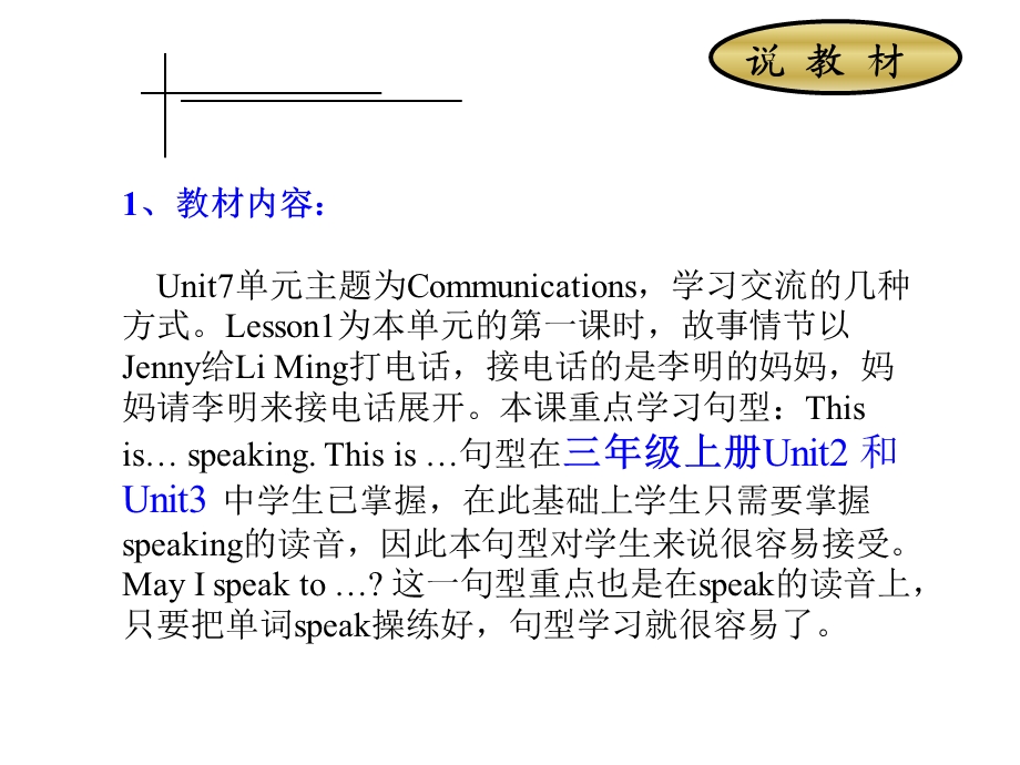 四年级英语上册Unit7Lesson1ThisisJennyspeaking课件鲁科版.ppt_第3页