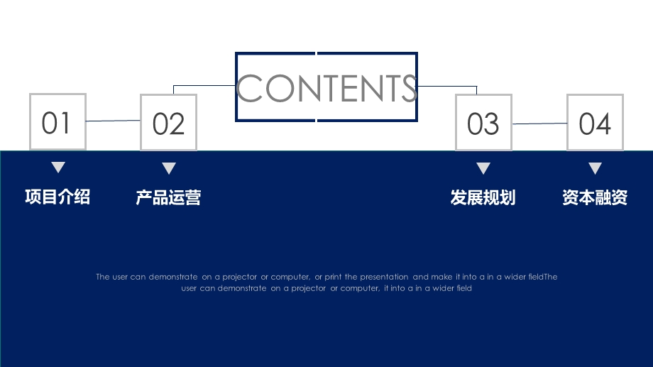 大气商务项目汇报总结ppt模板课件.pptx_第2页