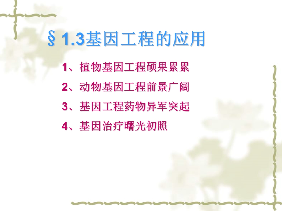 基因工程的应用课件.ppt_第2页