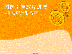 图像引导放疗课件.ppt