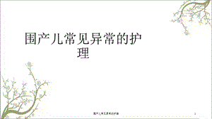 围产儿常见异常的护理课件.ppt