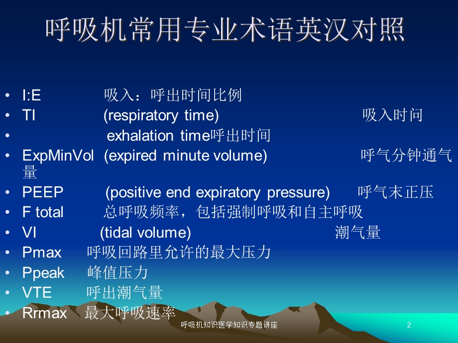 呼吸机知识医学知识专题讲座培训课件.ppt_第2页