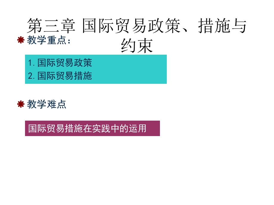 国际贸易政策措施与约束课件.pptx_第1页