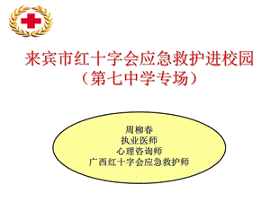 培训知识 红十字会应急救护知识课件.ppt