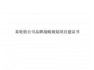 品牌战略规划项目书课件.ppt